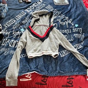 A Cropped Sweatshirt